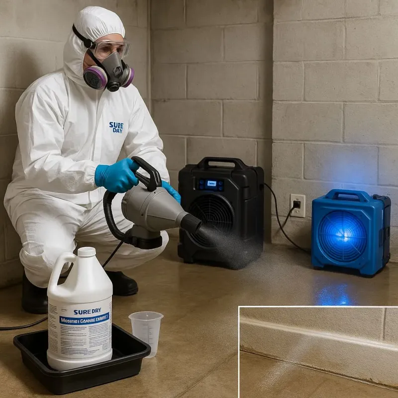 Sanitization and Odor Removal process in Lake Forest, CA